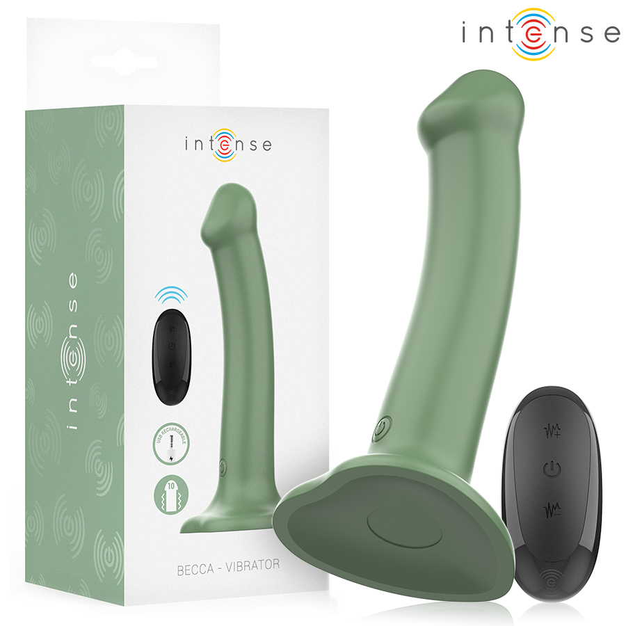INTENSE - BECCA ZUIGNAP VIBRATOR 10 VIBRATIES GROENE AFSTANDSBEDIENING