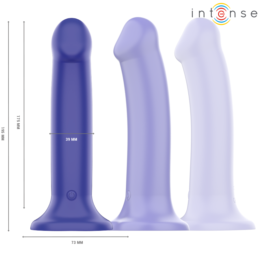 INTENSE - VICTORIA ZUIGNAP VIBRATOR 10 VIBRATIES DONKERBLAUWE AFSTANDSBEDIENING