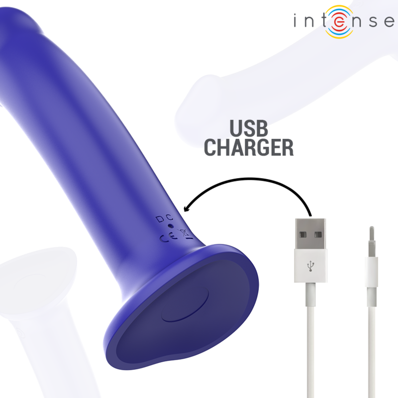 INTENSE - VICTORIA ZUIGNAP VIBRATOR 10 VIBRATIES DONKERBLAUWE AFSTANDSBEDIENING