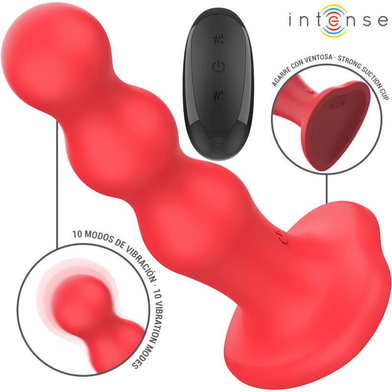 INTENSE - CODY ZUIGNAP VIBRATOR ROOD AFSTANDSBEDIENING