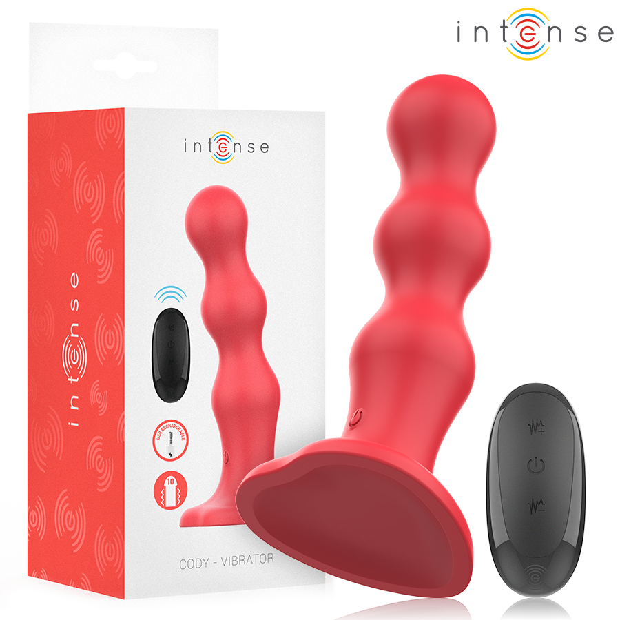 INTENSE - CODY ZUIGNAP VIBRATOR ROOD AFSTANDSBEDIENING