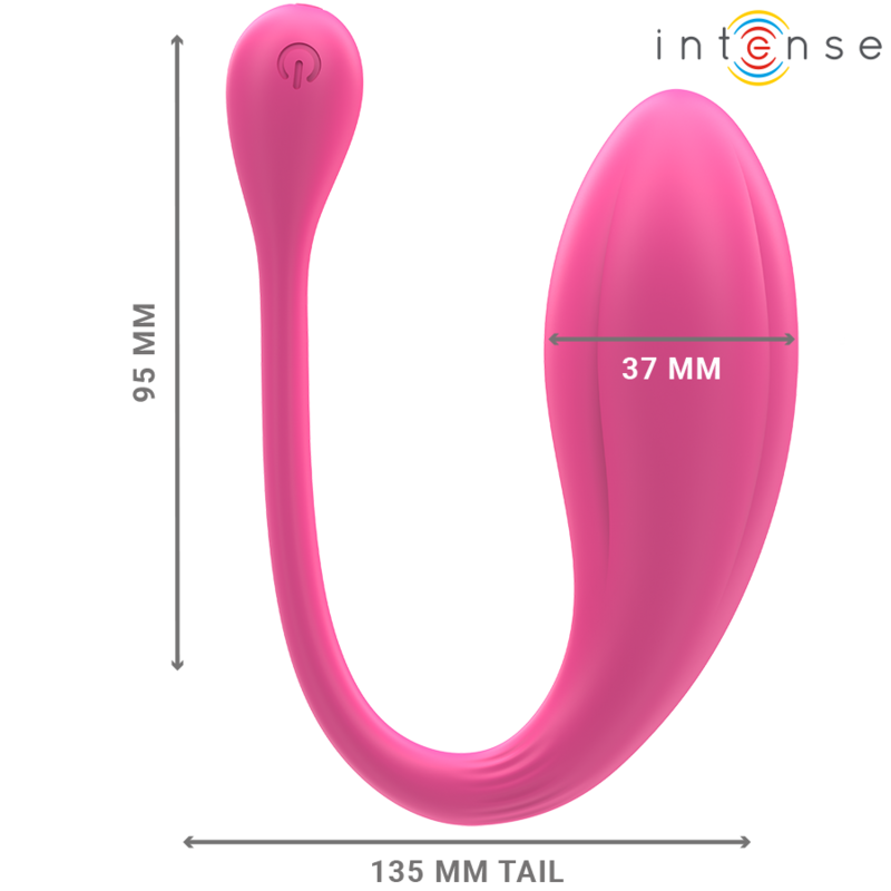 INTENSE - JANICE U-VORMIGE VIBRATOR MET DUBBELE STIMULATIE, 10 VIBRATIES, ROZE, AFSTANDSBEDIENING
