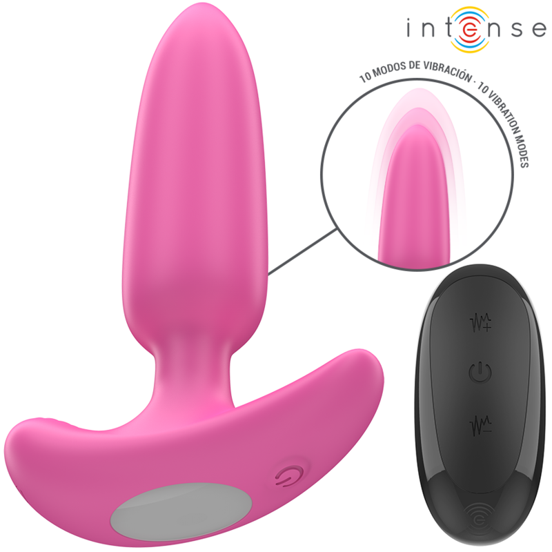 INTENSE - ROSS PLUG ANAL 10 VIBRATIES ROZE AFSTANDSBEDIENING