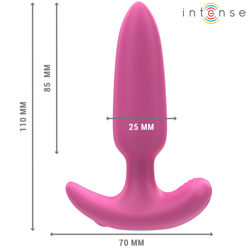 INTENSE - ROSS PLUG ANAL 10 VIBRATIES ROZE AFSTANDSBEDIENING