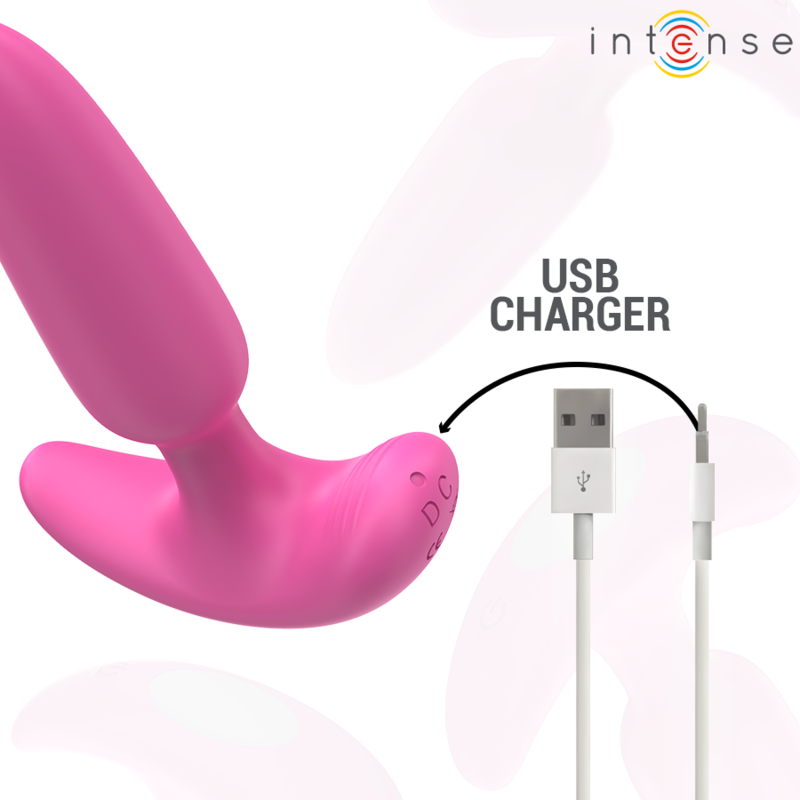 INTENSE - ROSS PLUG ANAL 10 VIBRATIES ROZE AFSTANDSBEDIENING