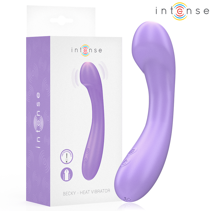 INTENSE - BECKY VIBRATOR 19 CM VERWARMD 7 VIBRATIES PAARS