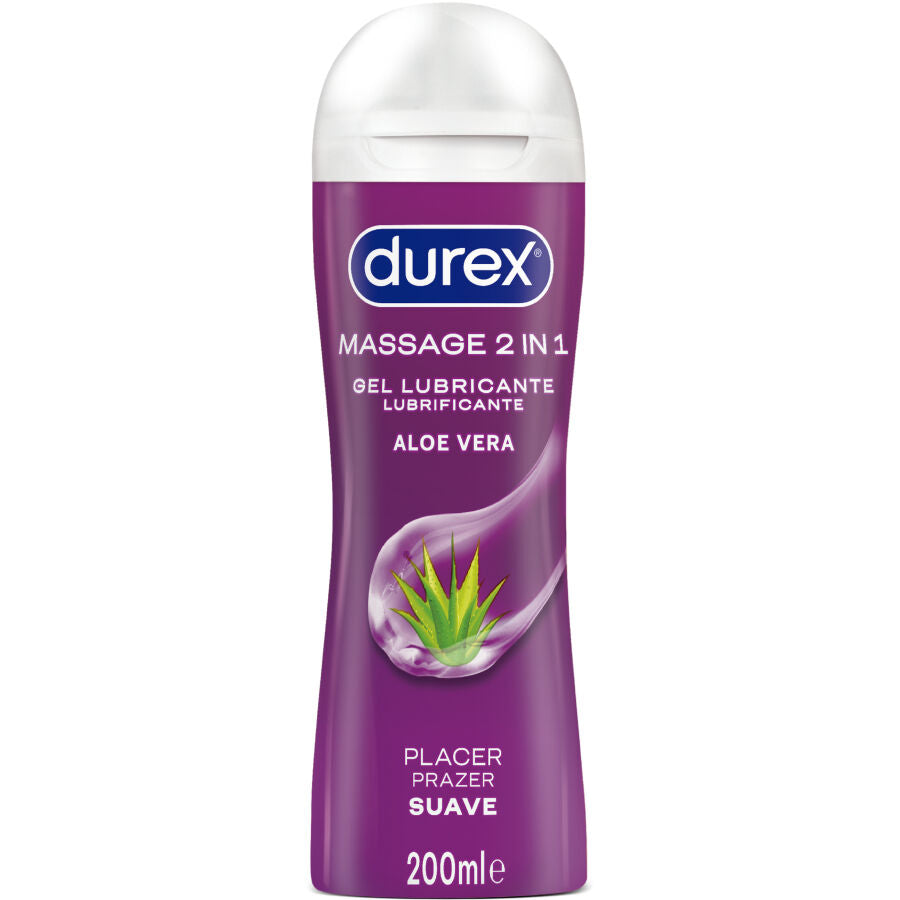 DUREX - ZACHTE MASSAGE GLIJMIDDEL GEL ALOE VERA 200 ML