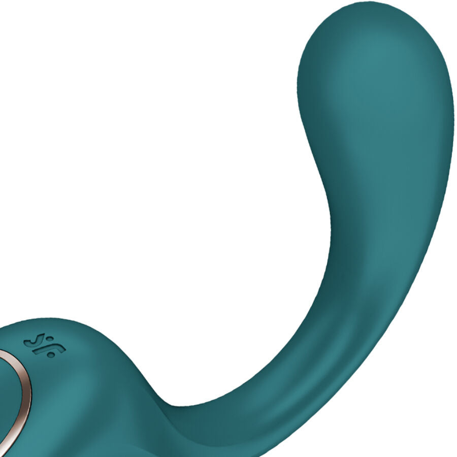 SATISFYER - G FOR FODDES 2 GREEN RABBIT VIBRATOR