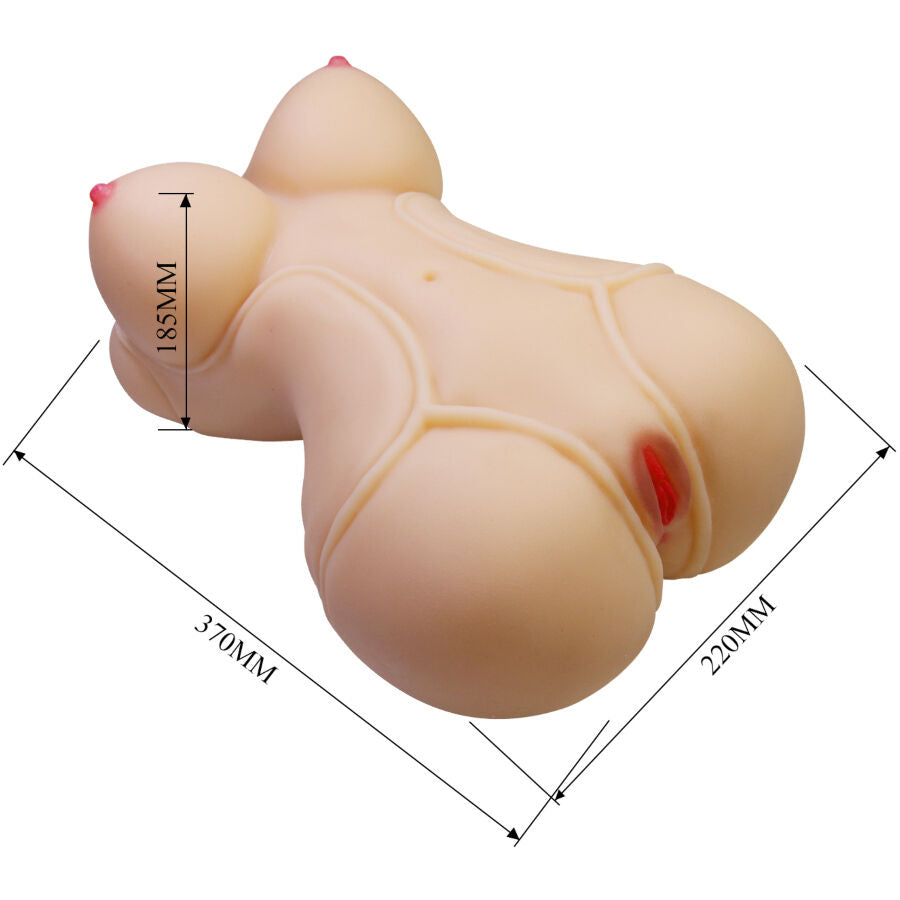 CRAZY BULL - DIANA REALISTISCHE VROUWELIJKE TORSO VAGINA EN ANUS 5 KG