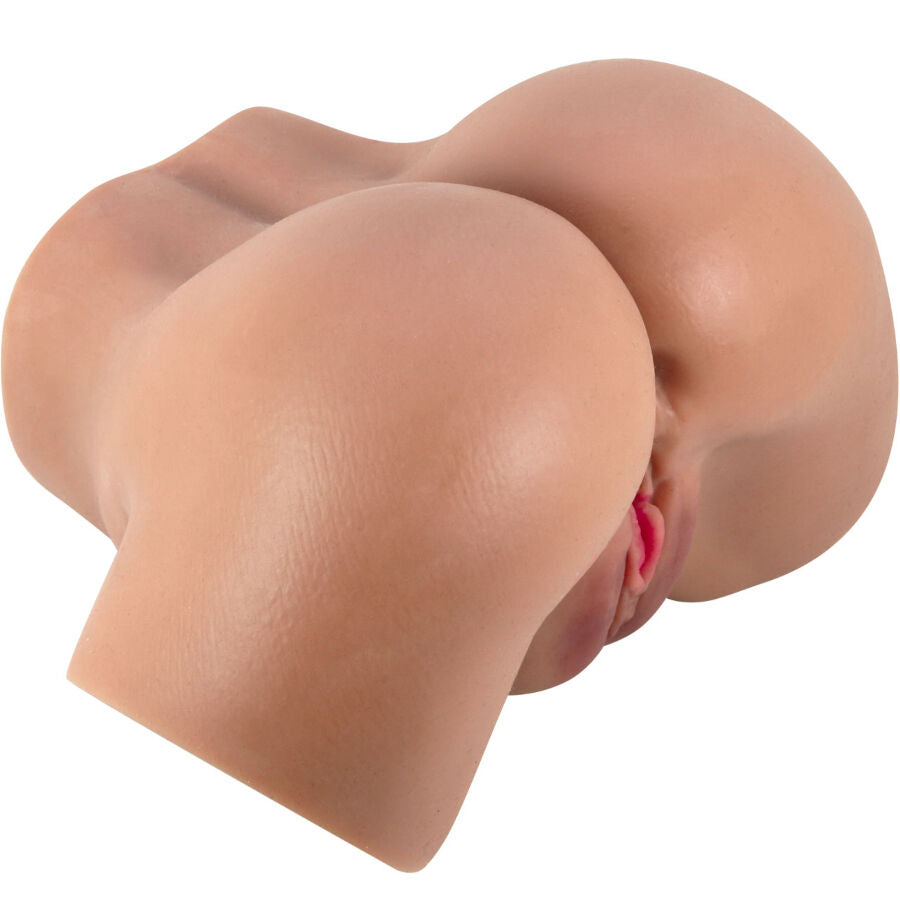CRAZY BULL - HAILEY ACHTERVIBRATOR MET REALISTISCHE VAGINA EN ANUS, AFSTANDSBEDIENING