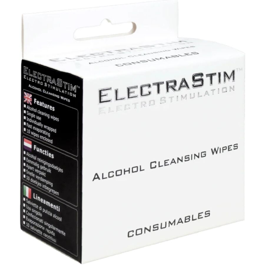 ELECTRASTIM - ALCOHOLHOUDENDE HYGIËNISCHE DOEKJES 10 STUKS