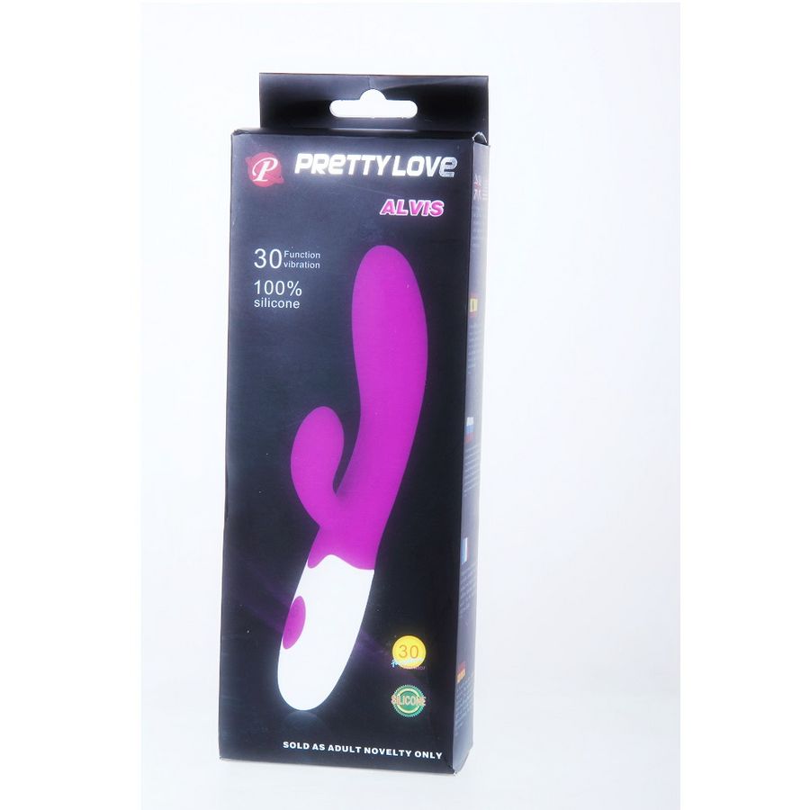 PRETTY LOVE - FLIRTATIEVIBRATOR MET CLITORALE STIMULATOR ALVIS