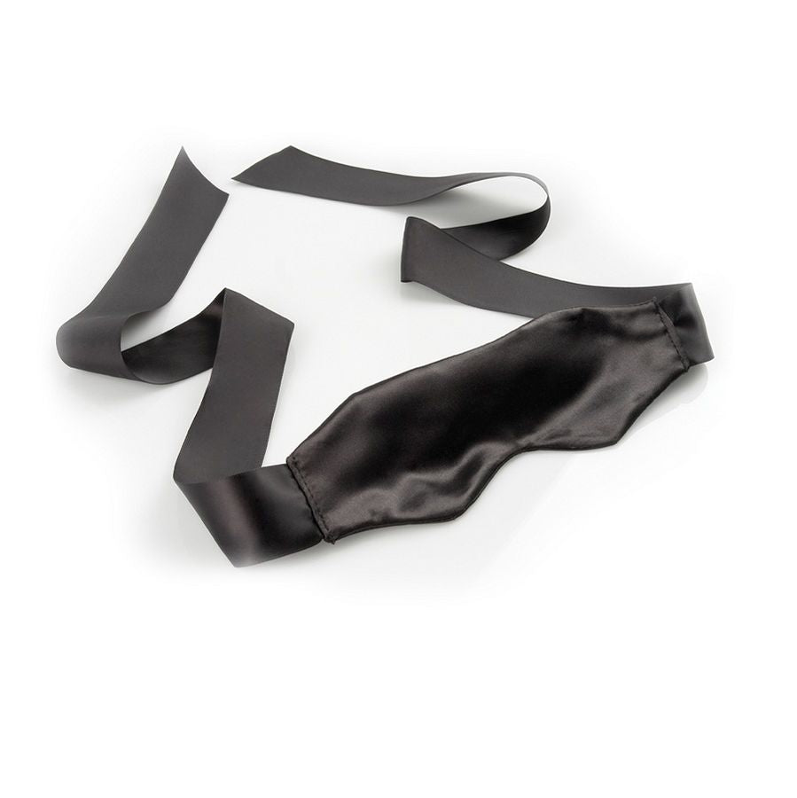 FETISH FANTASY LIMITED EDITION - ZWART SATIJNEN MASKER 
