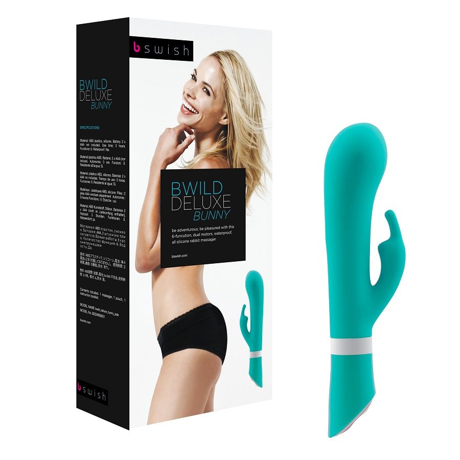 B SWISH - BWILD DELUXE KONIJNENVIBRATOR JADE 
