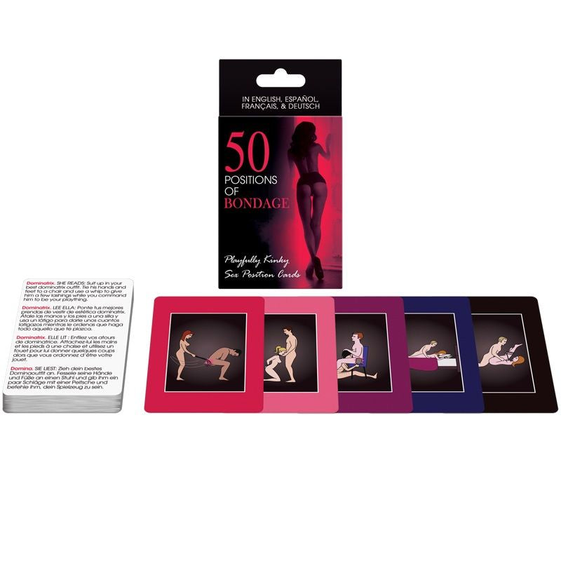 KHEPER GAMES - 50 BONDAGE POSITIES KAARTEN