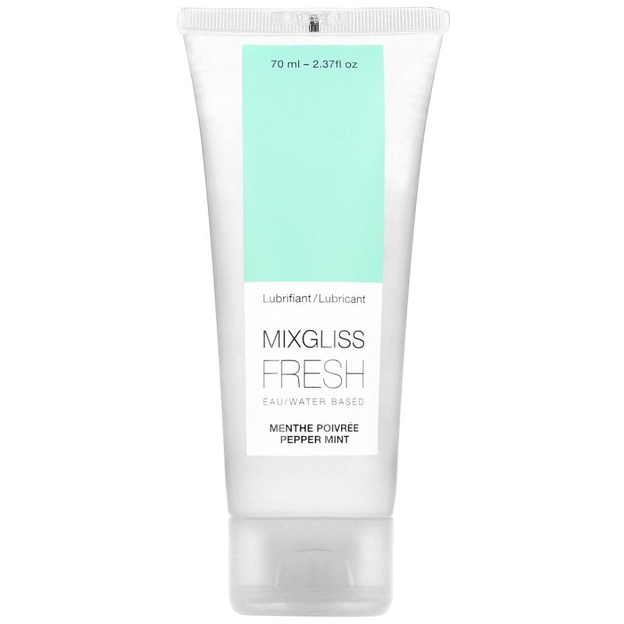 MIXGLISS - GLIJMIDDEL OP WATERBASIS, KOELEND EFFECT, MUNTSMAAK 70 ML