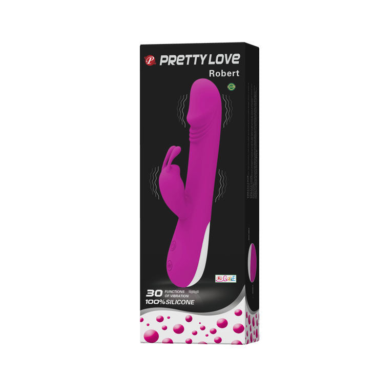 PRETTY LOVE - FLIRTATIEVIBRATOR MET CLITORALE STIMULATOR ROBERT