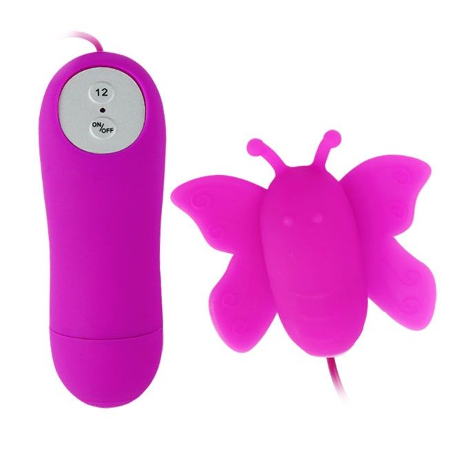 DANCE - VLINDER CLITORALE STIMULATOR LIEFDESEIGEN 12 SNELHEDEN LILA AFSTANDSBEDIENING