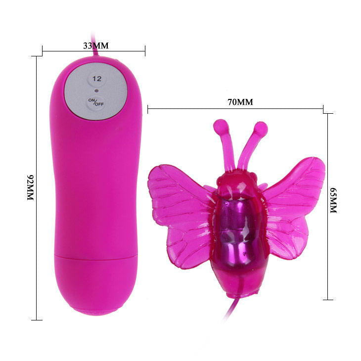 DANCE - SCHATTIGE GEHEIME VLINDER STIMULERENDE VIBRATOR 12V