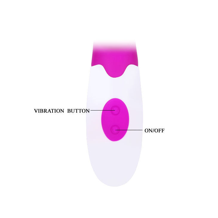 PRETTY LOVE - FLIRTATIEVIBRATOR MET CLITORALE STIMULATOR ALVIS