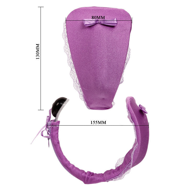 DANCE - TRILLENDE SLIP MET AFSTANDSBEDIENING, LILAC