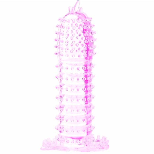 DANCE - ROZE PENIS MOUW MET STIMULERENDE PUNTEN 14 CM