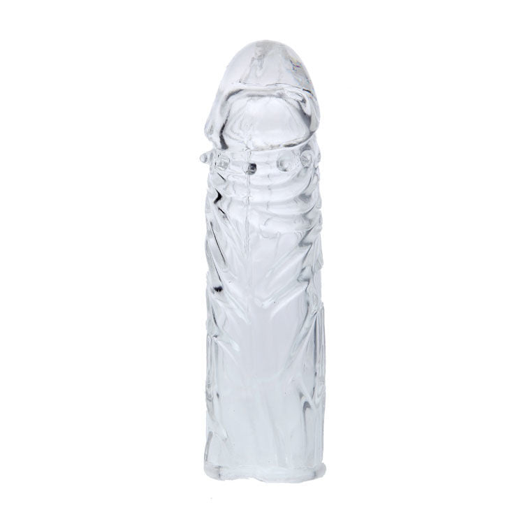 DANCE - LILAC SILICONEN PENIS SLEEVE, AANPASBAAR 13 CM