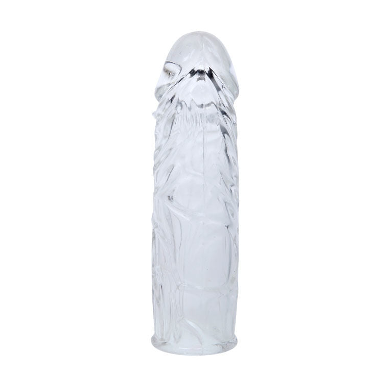DANCE - LILAC SILICONEN PENIS SLEEVE, AANPASBAAR 13 CM