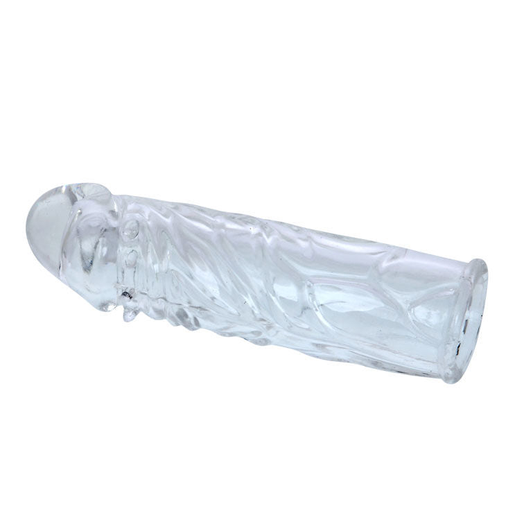 DANCE - LILAC SILICONEN PENIS SLEEVE, AANPASBAAR 13 CM