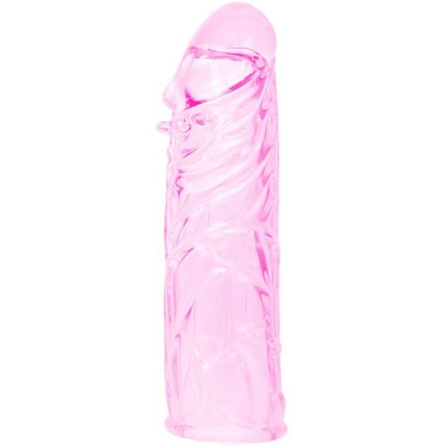 DANCE - ROZE SILICONEN STIMULERENDE PENISSCHELP 13 CM