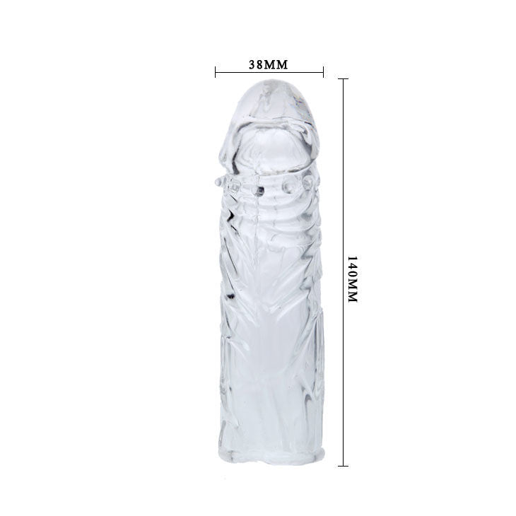 DANCE - TRANSPARANTE SILICONEN PENIS SLEEVE 13 CM