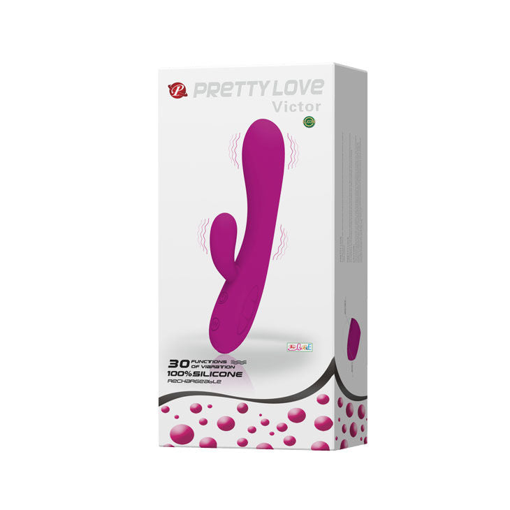 PRETTY LOVE - SMART VICTOR VIBRATOR MET CLITORALE STIMULATOR
