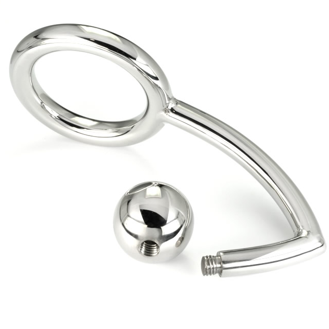 METAL HARD - COCKRING MET HAAK INTRUDER ANAAL 45MM