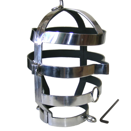 METAAL HARD - MASKER MET STALEN KRAAG