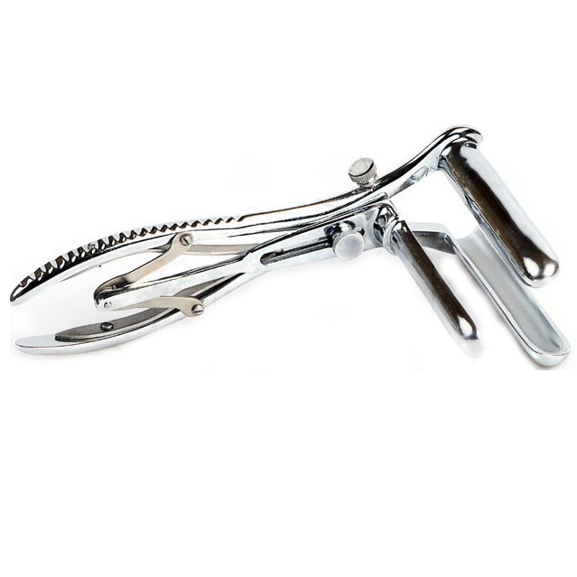METAL HARD - DRIEVOUDIG ANAAL SPECULUM