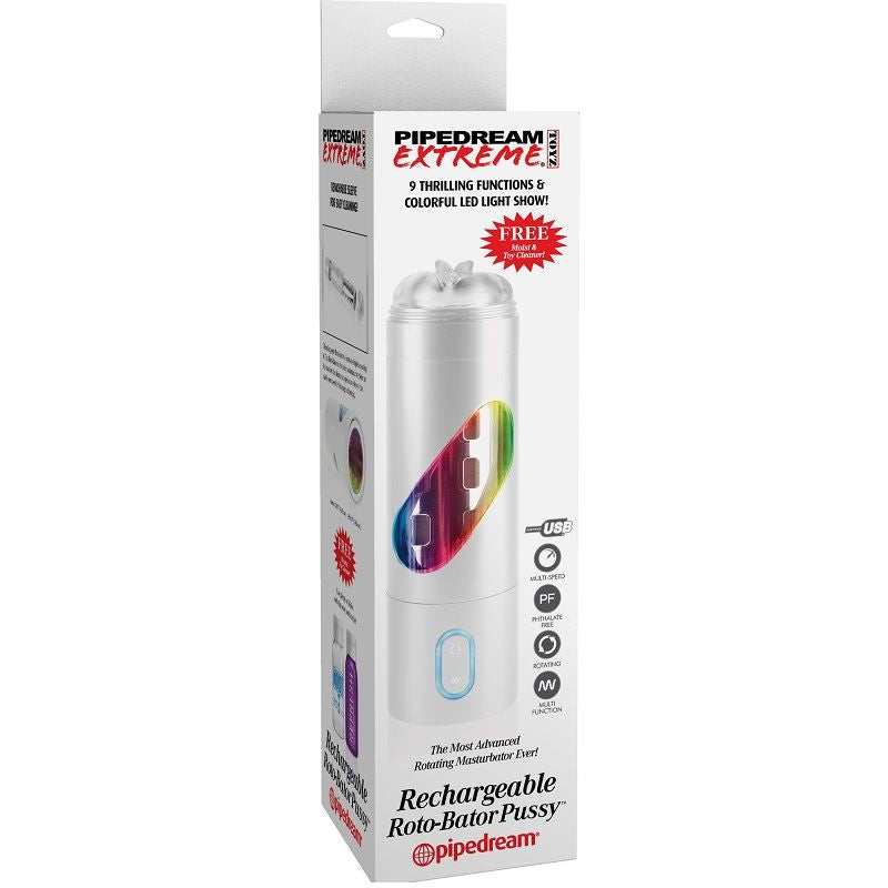 EXTREME TOYZ - ROTO BATOR USB MANNELIJKE MASTURBATOR VAGINA