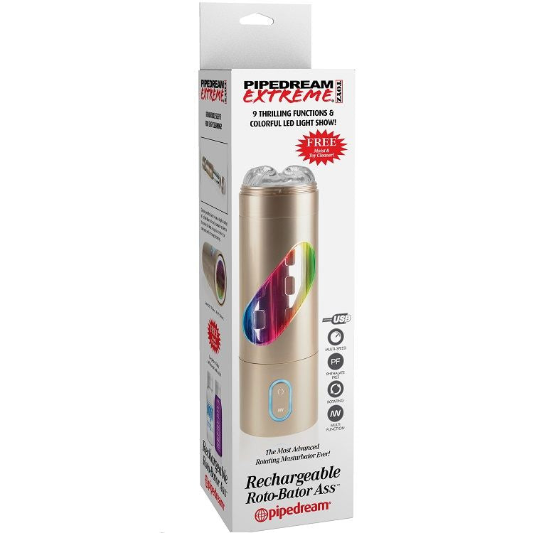 EXTREME TOYZ - ROTO BATOR USB MANNELIJKE MASTURBATOR ANO