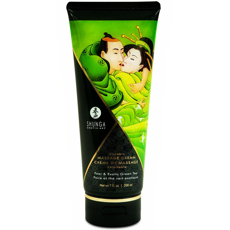 SHUNGA - PEER &amp; GROENE THEE MASSAGECRÈME 200 ML