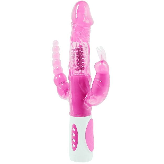 DANCE - PRETTY BUNNY DRIEVOUDIGE ROTERENDE VIBRATOR