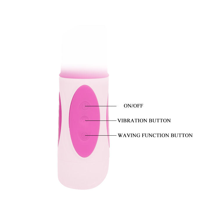 DANCE - PRETTY BUNNY DRIEVOUDIGE ROTERENDE VIBRATOR