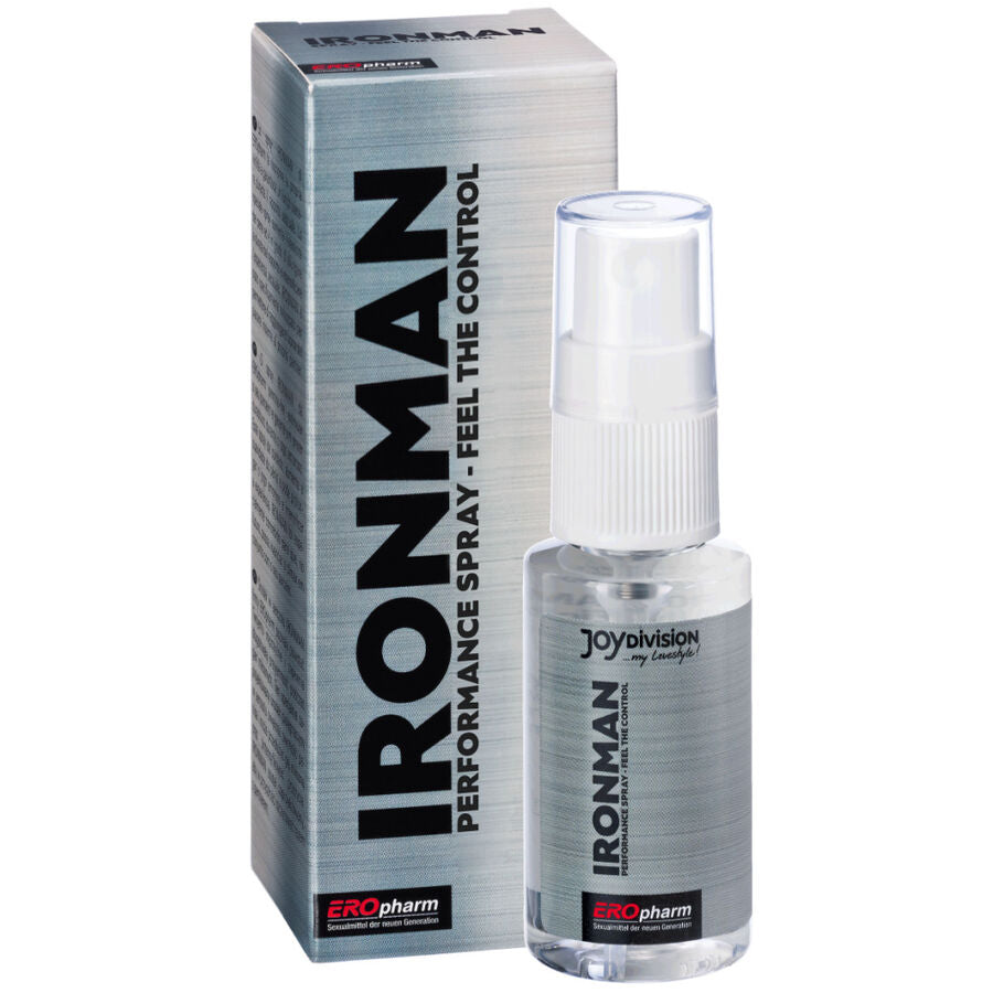 JOYDIVION EROPHARM - IRONMAN PERFORMANCE DELAY SPRAY VOOR MANNEN 30ML