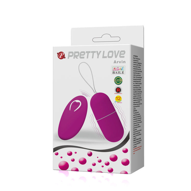 PRETTY LOVE - ARVIN VIBREREND EI MET AFSTANDSBEDIENING 12V 