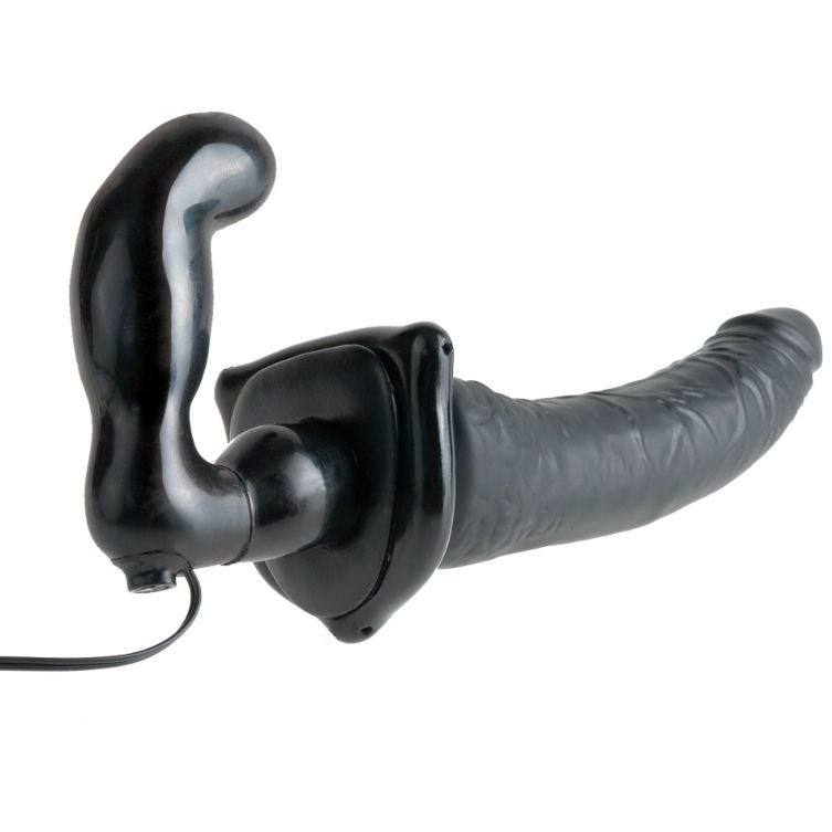 FETISH FANTASY SERIE - DELUXE SERIE PENETRIS ZWART VIBREREND HARNAS
