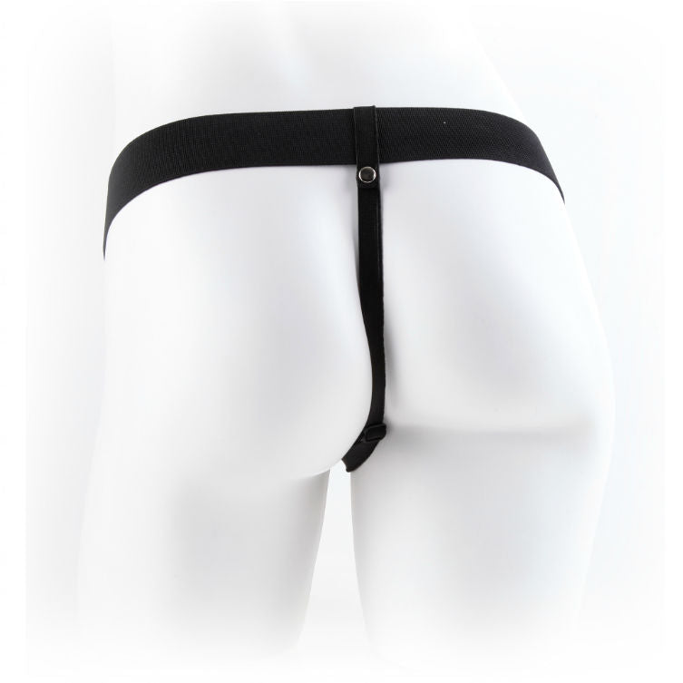 FETISH FANTASY SERIE - 9 HARNAS MET HOLLE TESTIKELEN MAN 22,9 CM BRUIN