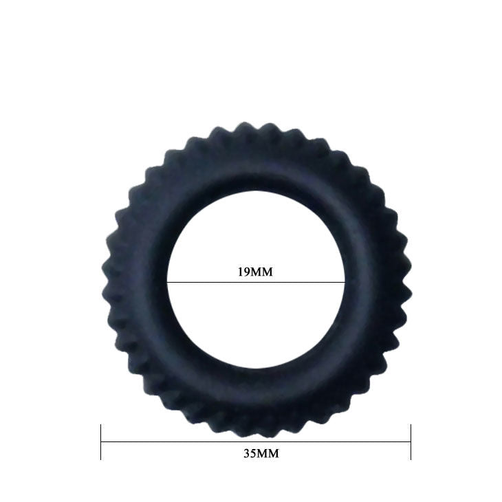 DANCE - TITAN COCKRING ZWART 1.9 CM 