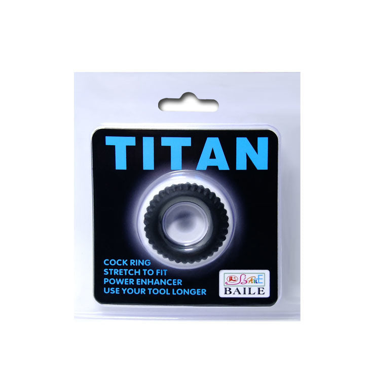 DANCE - TITAN COCKRING ZWART 1.9 CM 