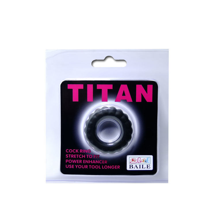 DANCE - TITAN COCKRING ZWART 2 CM 