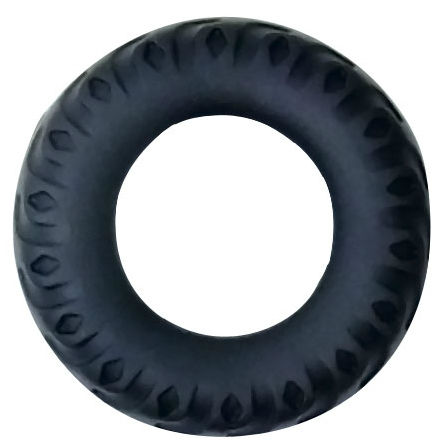 DANCE - TITAN COCKRING ZWART GROEN 2 CM 