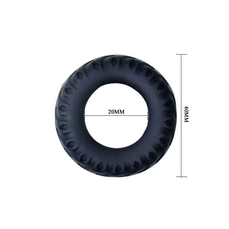 DANCE - TITAN COCKRING ZWART GROEN 2 CM 