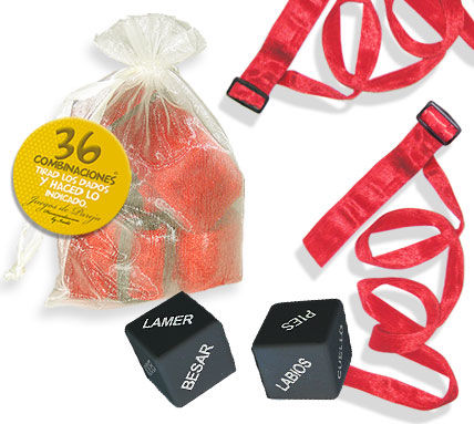 INEDIT - ORGANZA TASSET MET RODE STROPDASSEN